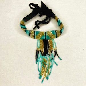Authentic Handmade First Nations McCord Museum Beaded Choker - New in Gift Box